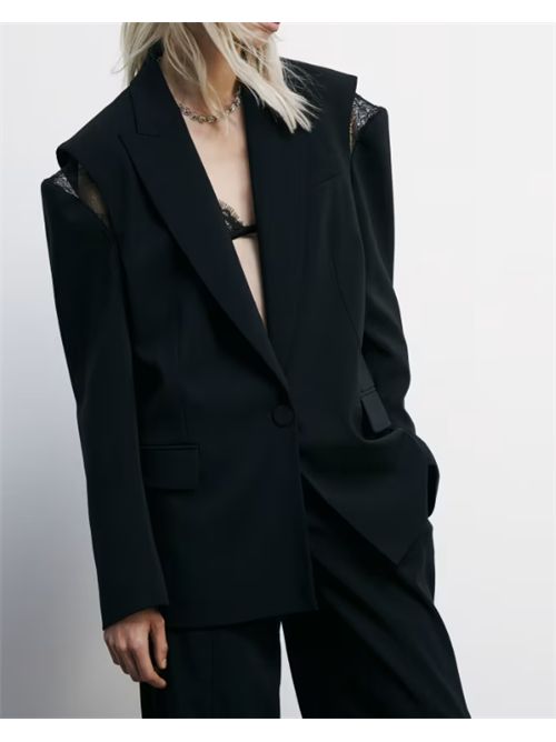 Blazer over in crêpe Patrizia Pepe PATRIZIA PEPE | 8S0566-A6F5K103